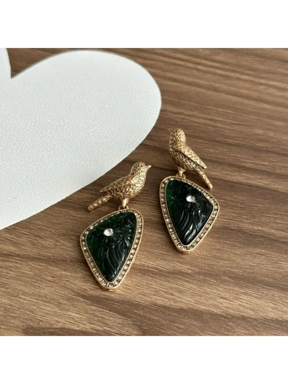 Vintage Bird Earrings Q139